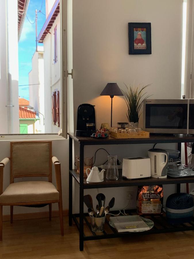 Biarritz Centre, Pres Avenue De Verdun, Cosy Apt 2 Pieces , Salon , Chambre Separe, Rue Tres Calme A 10 Minutes A Pied De La Grande Plage ภายนอก รูปภาพ