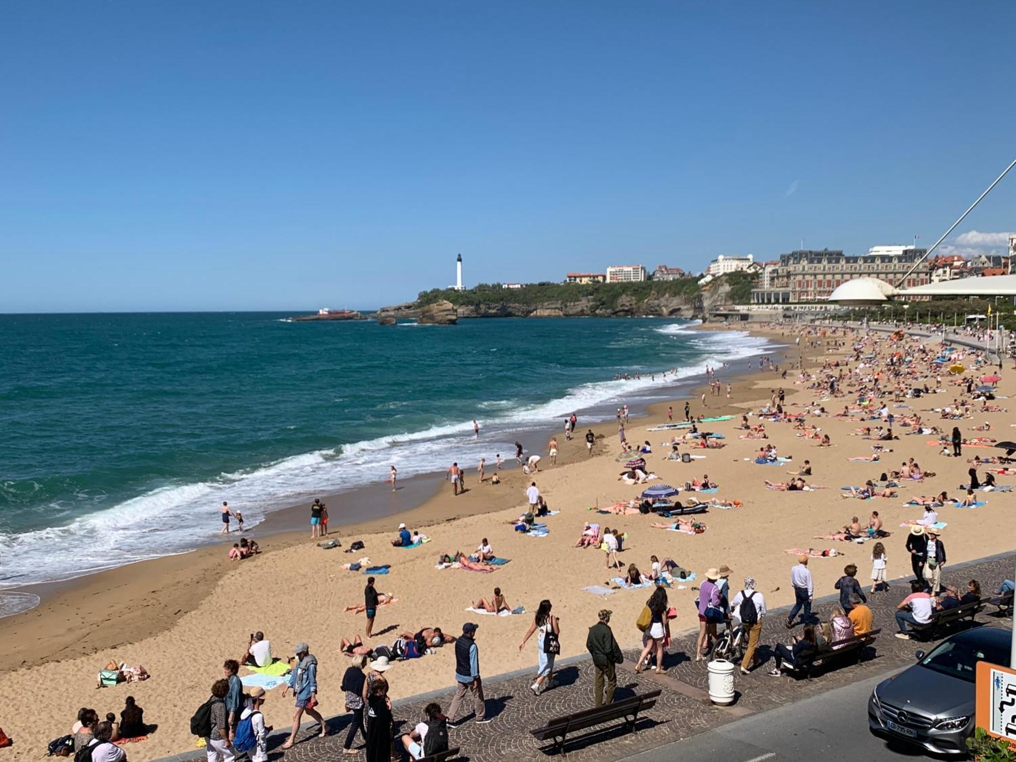 Biarritz Centre, Pres Avenue De Verdun, Cosy Apt 2 Pieces , Salon , Chambre Separe, Rue Tres Calme A 10 Minutes A Pied De La Grande Plage ภายนอก รูปภาพ